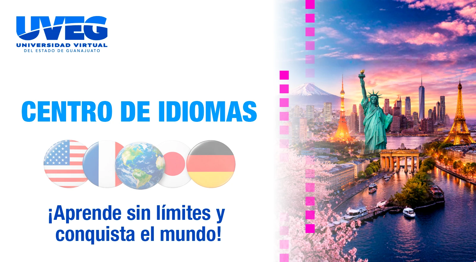 ¡Aprende sin límites y conquista el mundo!